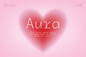 Aura | Instagram Post & Stories