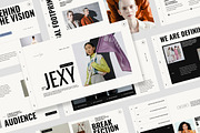 Jexy : Media Kit Google Slides, a Presentation Template by Punkl Camp (Thumbnail 1 of 9)