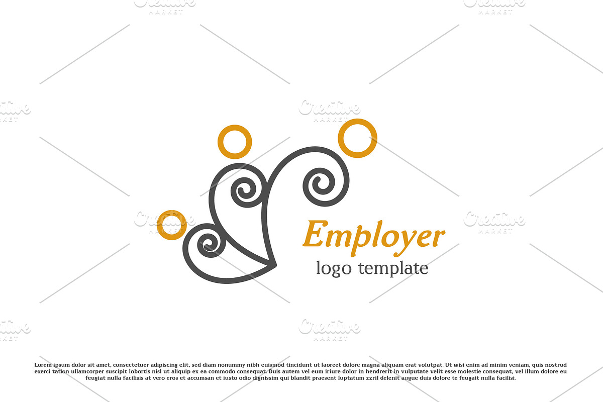 Employer Company Logo Design Icon, a Branding & Logo Template by Morvana Crew