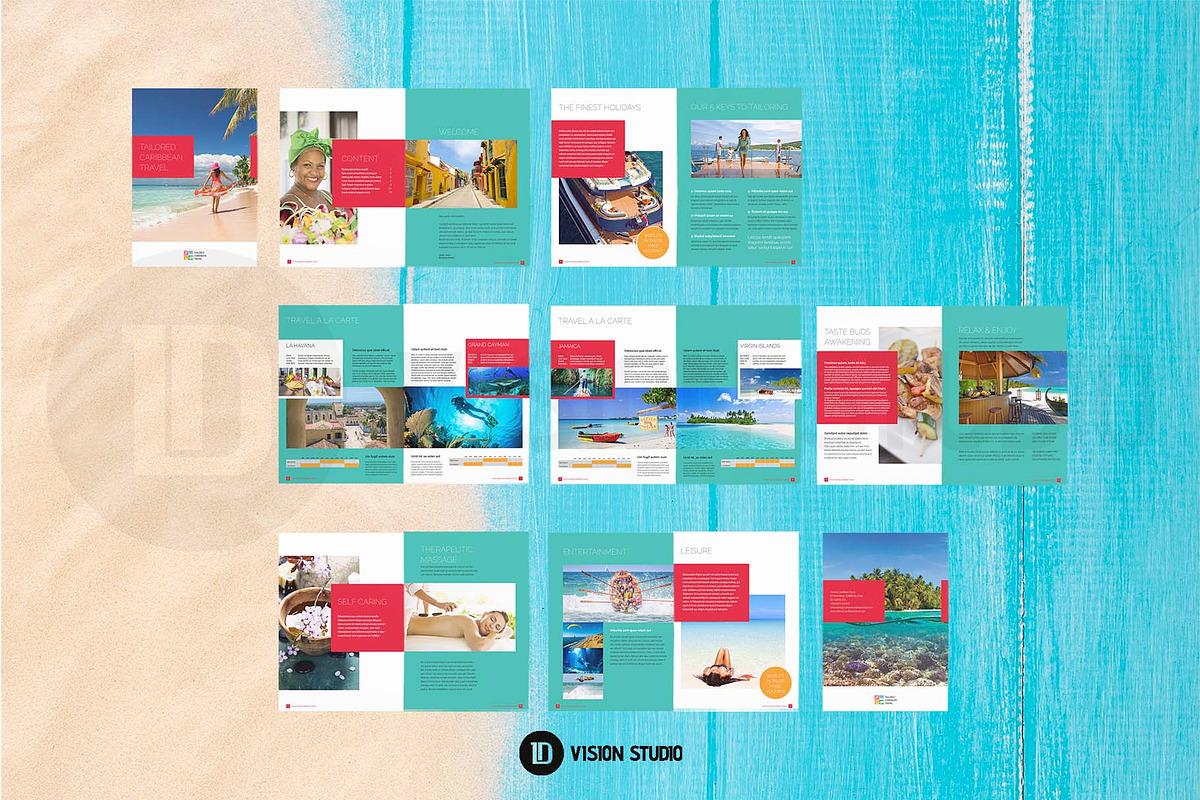 Travel Template Canva InDesign, a Brochure Template by ID Vision Studio (Photo 6 of 16)