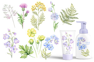 Wild Flowers Bundle, Set Wildflowers