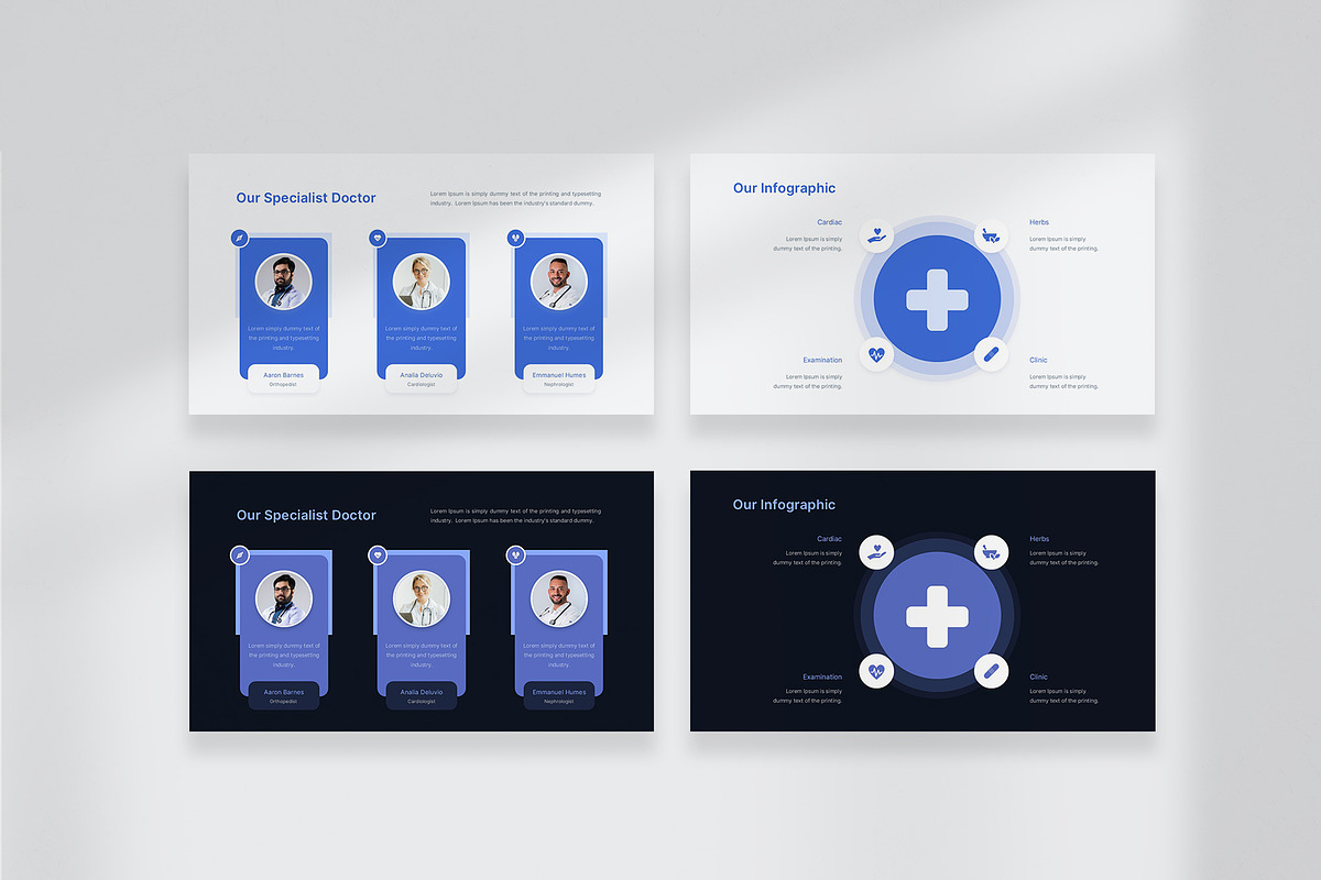 Medical & Healthcare PowerPoint, a Presentation Template by New Coral Design (Photo 4 of 6)
