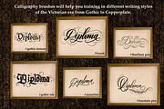 Victorian Lettering Creator Kit, a Brush Add-On by Letter Elfa Studio (Thumbnail 4 of 13)