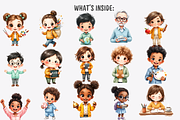 Teachers Clipart Bundle, a Decorative Illustration by Anca Digital Vibe (Thumbnail 3 of 12)