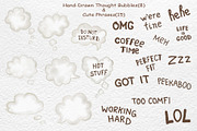 Funny Cats & Thought Bubbles - Quirk, an Animal Illustration by Watercolor dreams (Thumbnail 4 of 6)