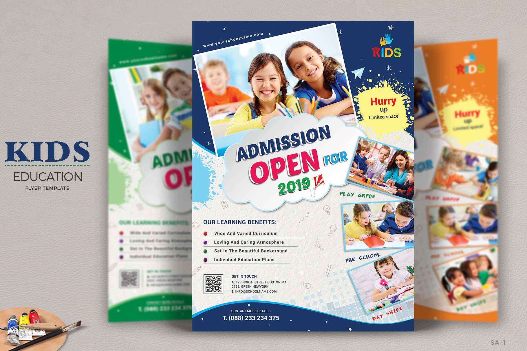 School Flyer, a Flyer Template by ThemeDevisers | Creative