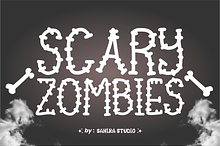 Scary Zombies - Creepy Spooky Font