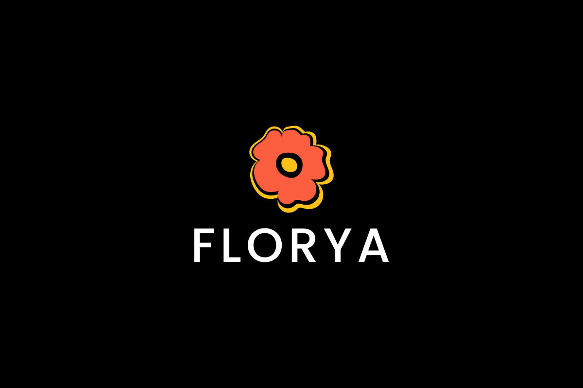 Florya - Modern Floral Logo Design preview 4