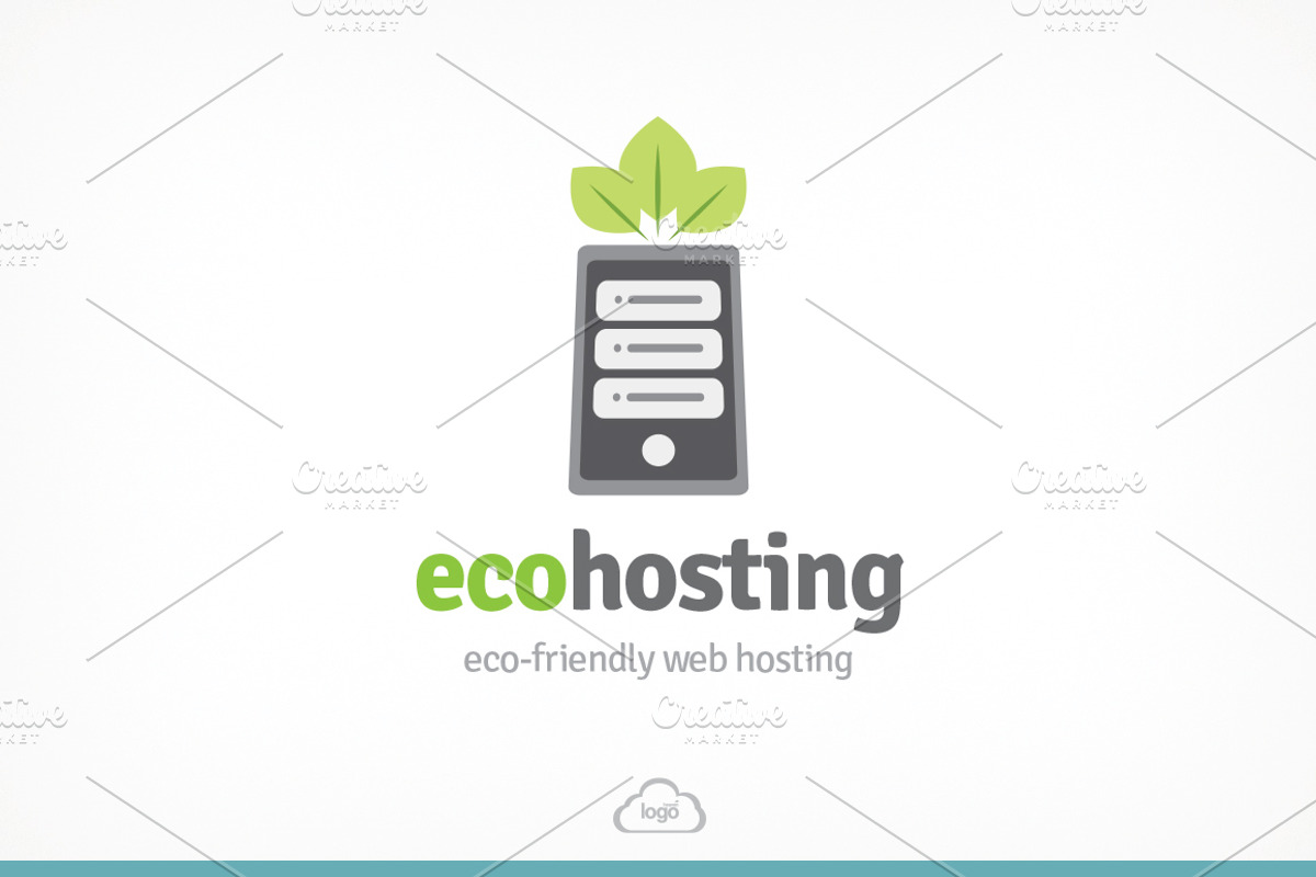 ECO Hosting Logo Template, a Branding & Logo Template by Logo Heaven (Photo 1 of 5)