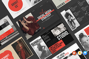 Social Media Kit Presentation, a Presentation Template by Aura Agency