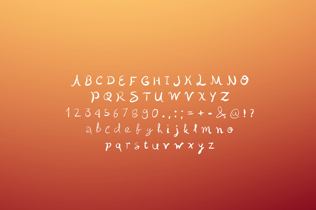 Safae Handwritten Font preview 3