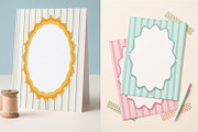 Vintage Label Frames Clipart, an Object Graphic by Cool Worker (Thumbnail 4 of 5)