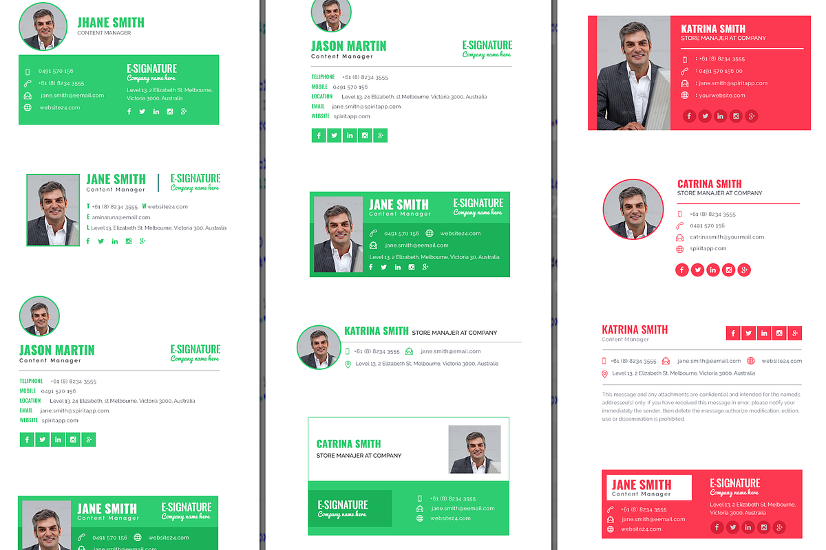 R35 HTML Responsive E-Signature, an Email Template by QuickArtisan (Photo 9 of 27)