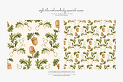 woodland seamless pattern set, a Pattern Graphic by Patishop Art (Thumbnail 9 of 10)