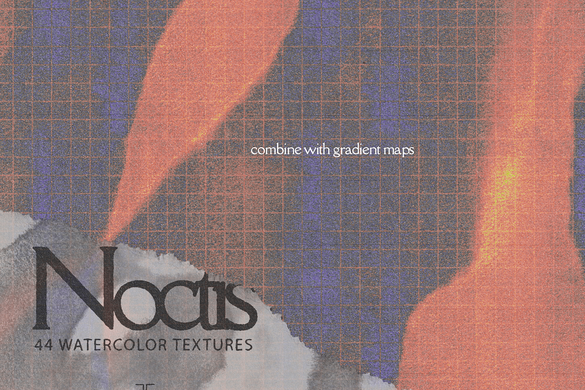 Noctis Watercolor Textures, a Texture Graphic by BeNone Designs (Photo 3 of 5)