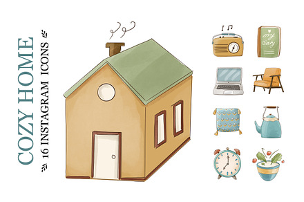 COZY HOME - 16 Instagram icons
