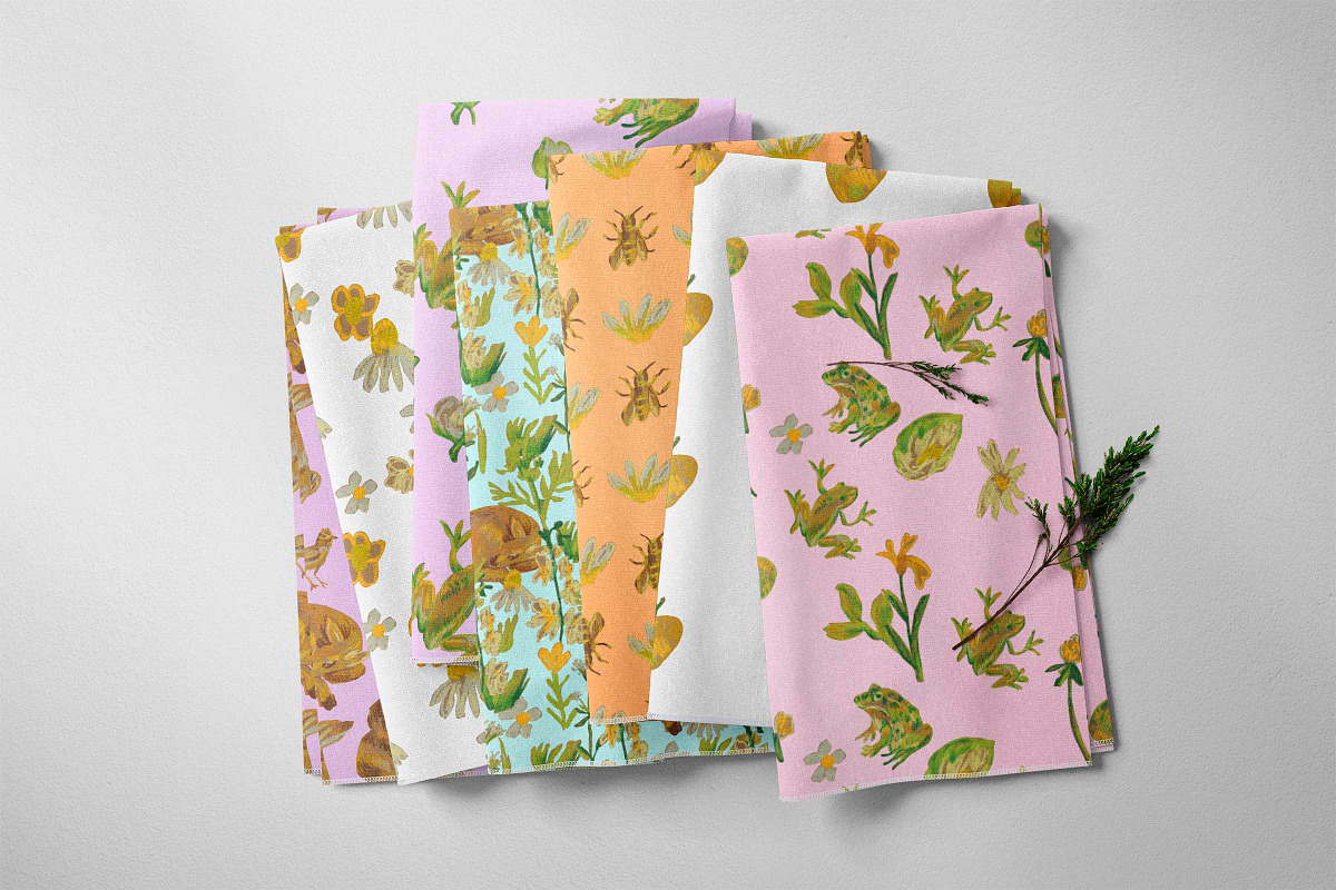 Hand Drawn Kids Crayon Forest Friend, a Pattern Graphic by Lucyinyourheart (Photo 8 of 10)