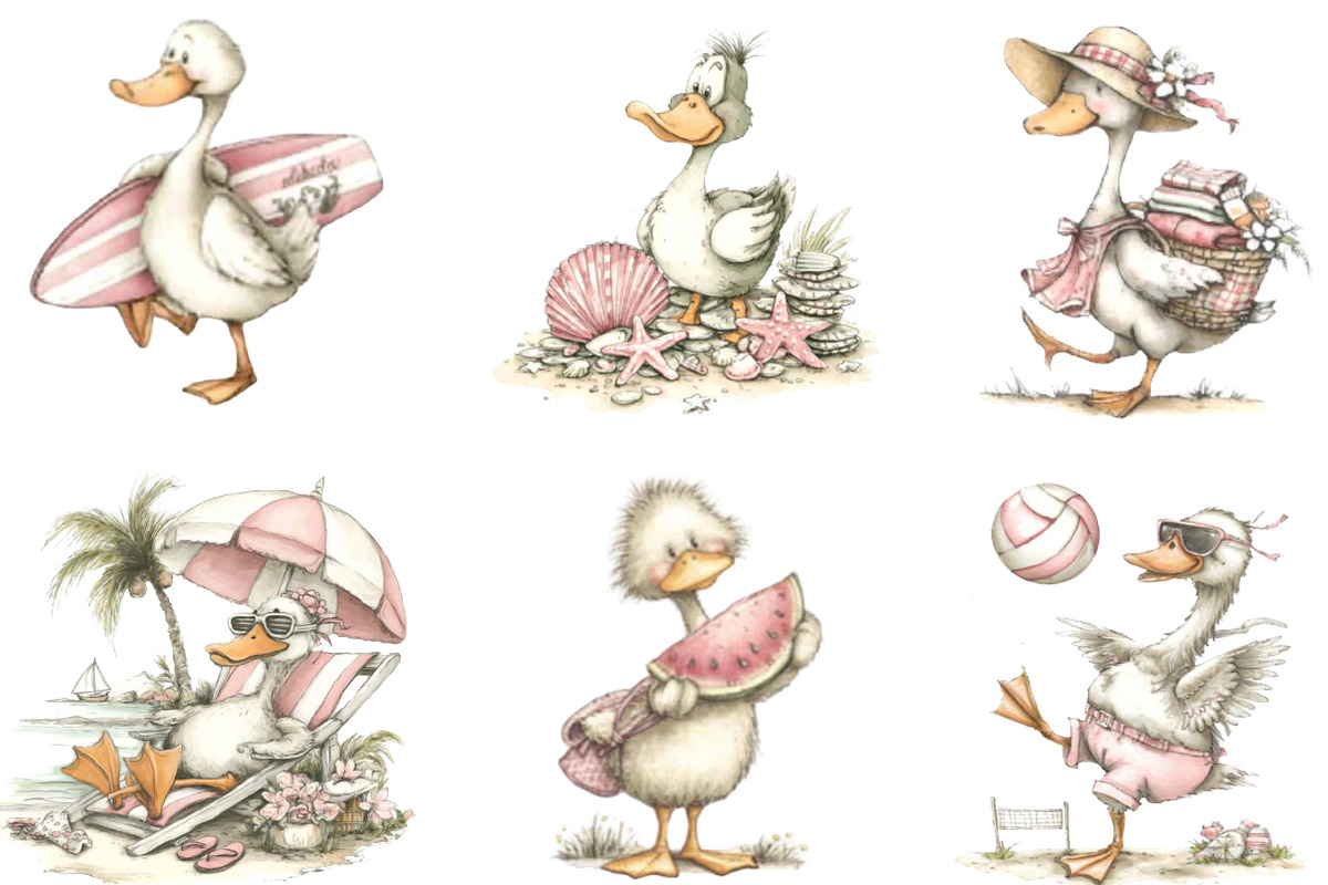 Beach Summer Goose PNG, a Seasonal Illustration by Designking (Photo 2 of 5)