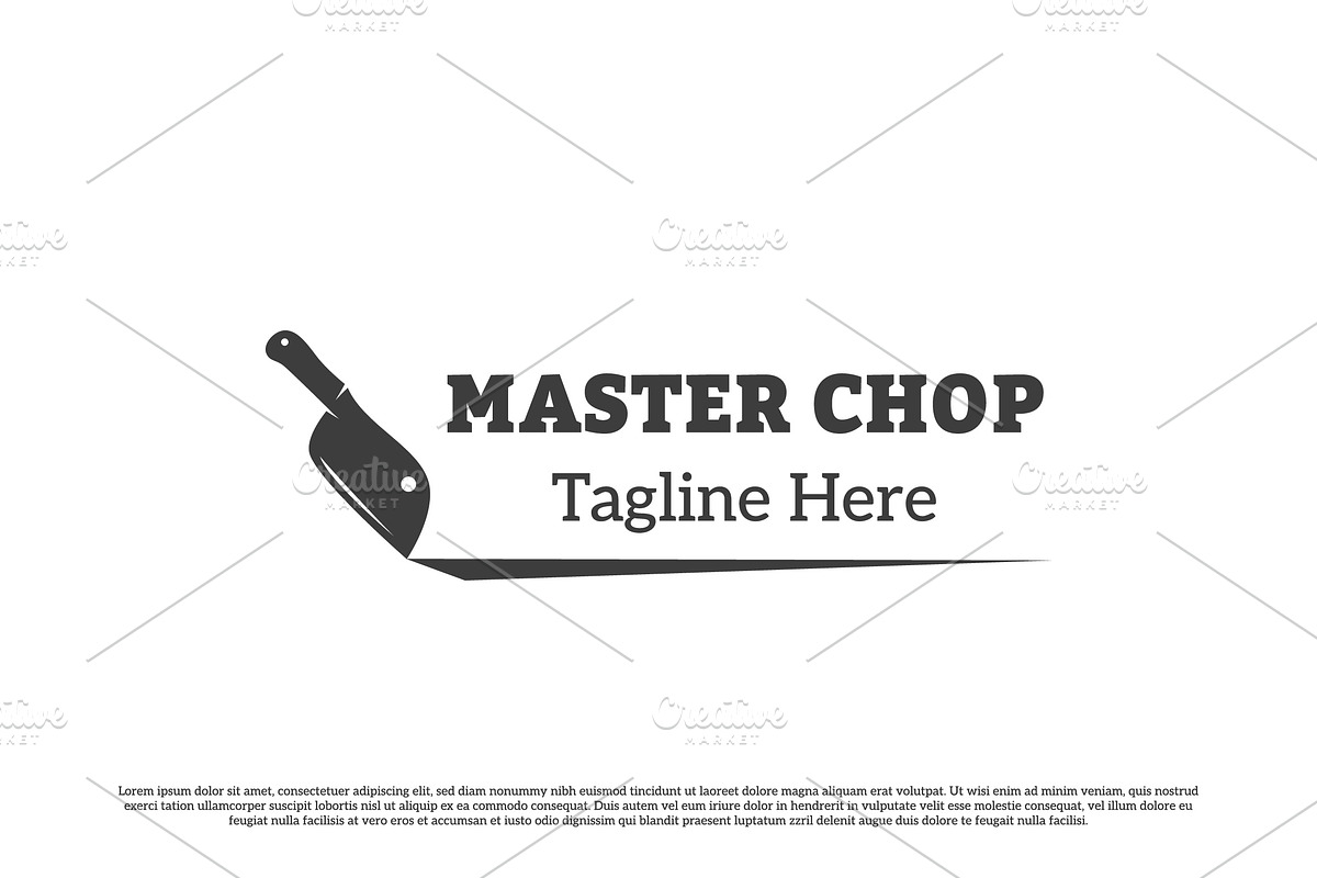 Cooking Knife Logo Design Icon, a Branding & Logo Template by Morvana Crew