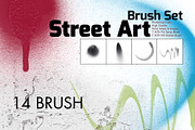Street Art Brush Set, a Brush Add-On by Hard Paper Original (Thumbnail 1 of 2)