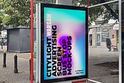 Warsaw Citylight Ad Bus Stop 11 v2, an Advertising Mockup by Graphic Shelter (Thumbnail 5 of 7)