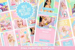 Bright & Fun Email Templates, an Email Template by SunshineStudioBoutique