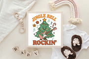 Groovy Christmas Rock PNG Sublimatio, an Illustration by CraftArtStudio (Thumbnail 4 of 4)