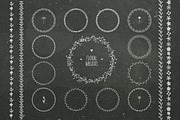 Floral Doodles on Chalkboard, a Graphic by harmonia_green_art (Thumbnail 3 of 5)