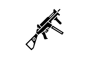 HK UMP Weapon Glyph Icon