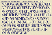 Thinkers Architect - Elegant Font, a Serif Font by 177Studio (Thumbnail 7 of 8)