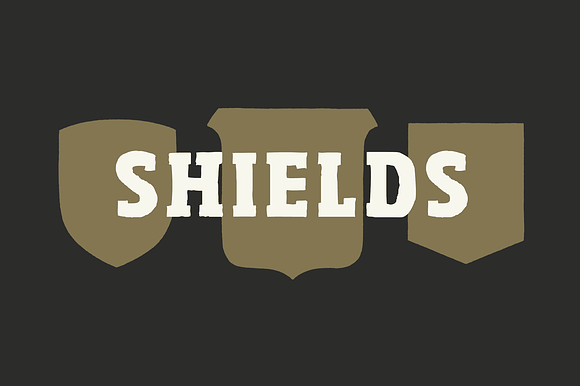 30 Shield Badge Shapes - By Hand preview 6
