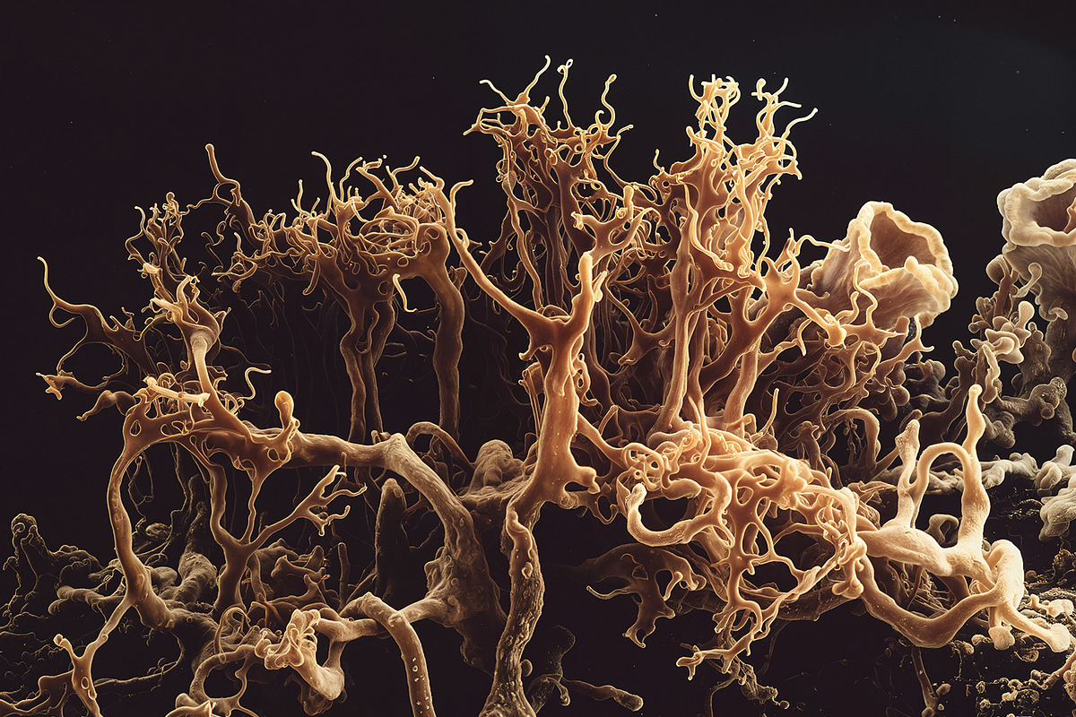 72 Microscopic Fungi Backgrounds, a Background Graphic by h.utomo (Photo 31 of 72)