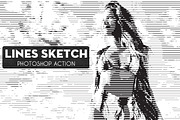 Sketch Photoshop Action, an Action Add-On by resumetemplathttps://d3es (Thumbnail 1 of 12)