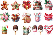 Watercolor Sweets Clipart, an Illustration by Designking (Thumbnail 2 of 5)