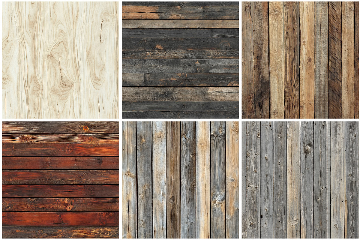 Rustic Wood Grain Textures, a Texture Graphic by CitraGraphics (Photo 2 of 7)
