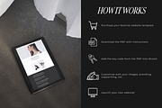 Showit Photographer Website Template, a Landing Page Template by Blush Created (Thumbnail 4 of 11)