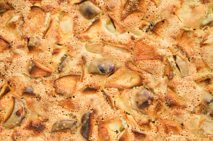 Background of apple cake
