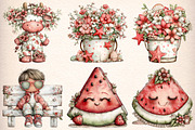 Whimsical Summer Sublimation Clipart, an Illustration by Digital Artistic99 (Thumbnail 2 of 11)
