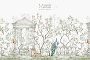 Chinoiserie Watercolor Wild Nature, a Decorative Illustration by Kreker Kate (Thumbnail 3 of 12)