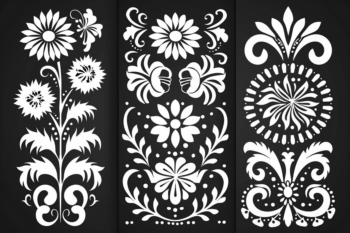 Ornate Floral Laser Cut Pattern Bun, an Object Graphic by jahid234 (Photo 5 of 10)