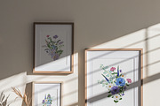 Dusk Blue Watercolor Florals, a Decorative Illustration by Catch the Dream Art (Thumbnail 2 of 12)