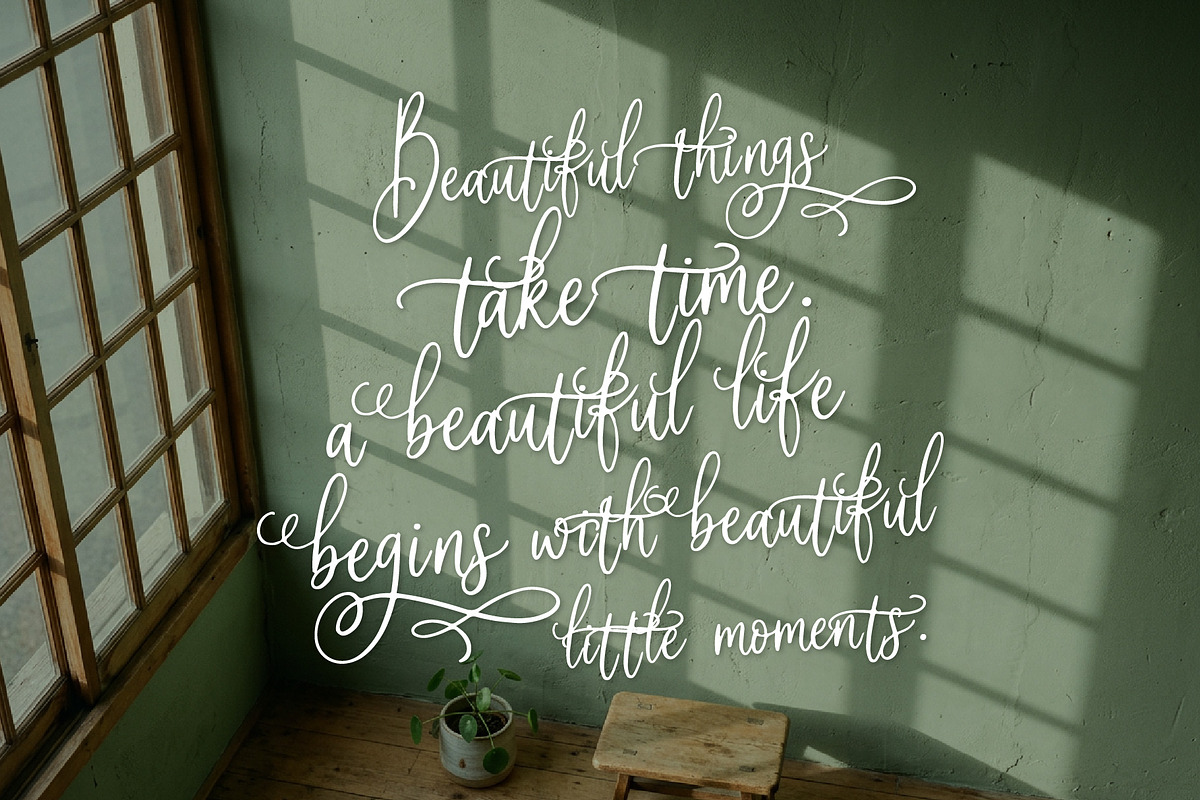 Soila Yadelle Elegant Curves Script, a Script Font by HypeWorksCo (Photo 10 of 15)