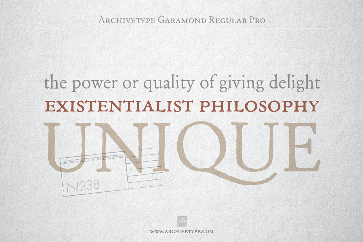 Archive Garamond Pro Family of 4 preview 3