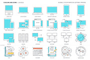 Color line icons, an Outline Icon by Howcolour (Thumbnail 18 of 32)