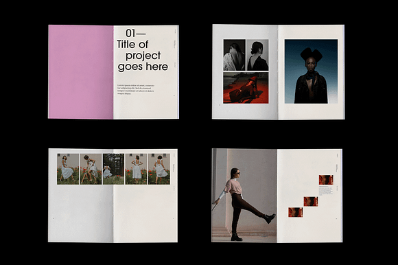 Fashion Portfolio Template InDesign preview 8