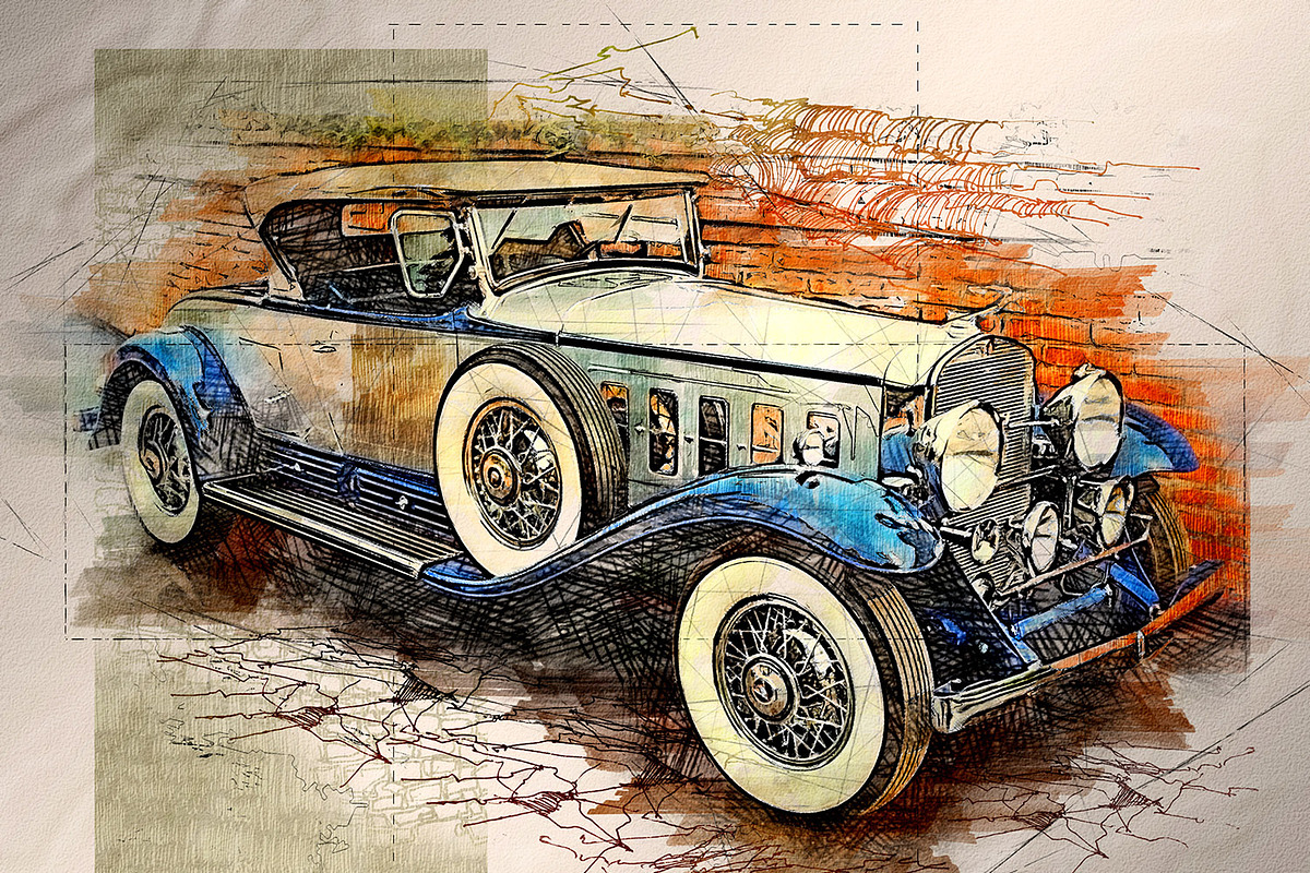 Graphic Marker Photoshop Action, an Action Add-On by GorynArt (Photo 15 of 20)