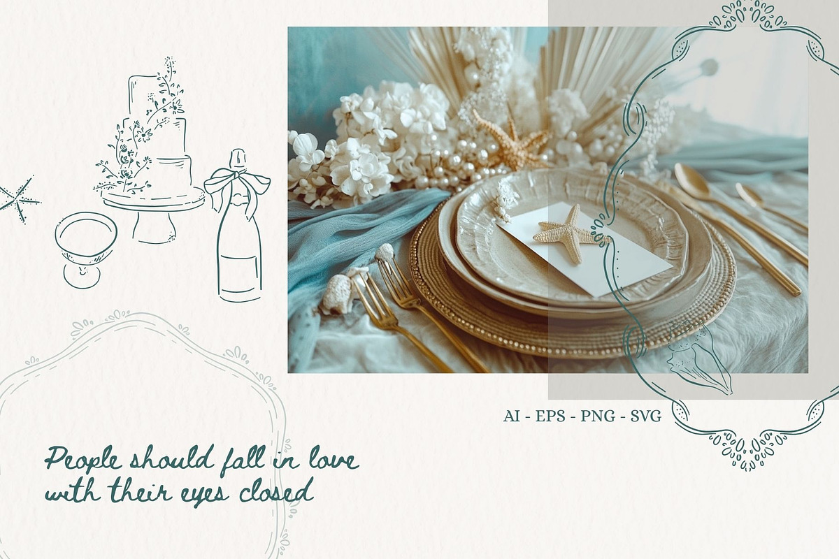 Whimsical Wedding: Coastal Edition, an Illustration by PaperJamLab (Photo 13 of 17)