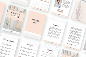 Grace & Hustle Workbook Canva Adobe