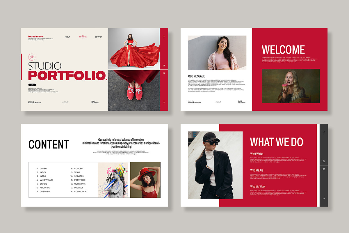 Studio Portfolio Presentation, a Presentation Template by MightyDesign (Photo 2 of 8)