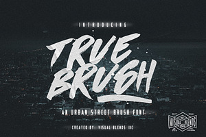 True Brush Font